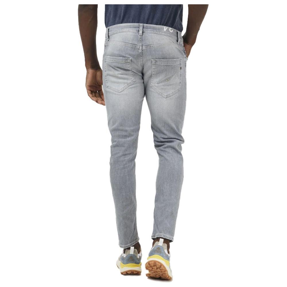Dondup Elegant Grey Stretch Icon Jeans elegant-grey-stretch-icon-jeans