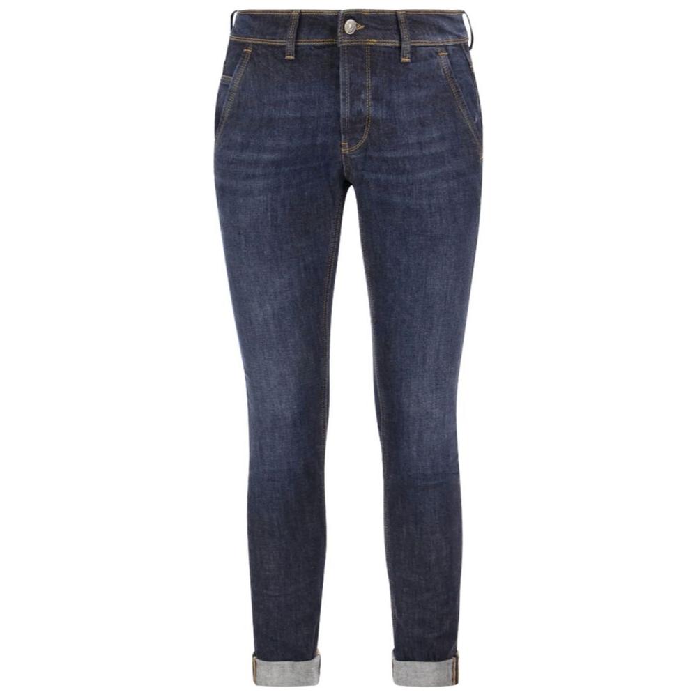 Dondup | Sleek Skinny Fit Dark Blue Jeans| McRichard Designer Brands   