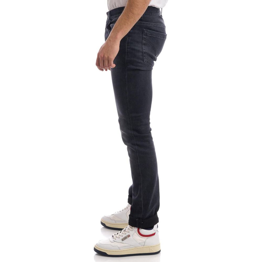 Dondup | Elevated Black Stretch Jeans for Sophisticated Style| McRichard Designer Brands   