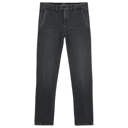 Dondup | Sleek Black Stretch Denim Jeans| McRichard Designer Brands   
