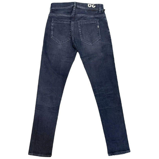Dondup | Chic Regular Fit Dark Blue Stretch Jeans| McRichard Designer Brands   