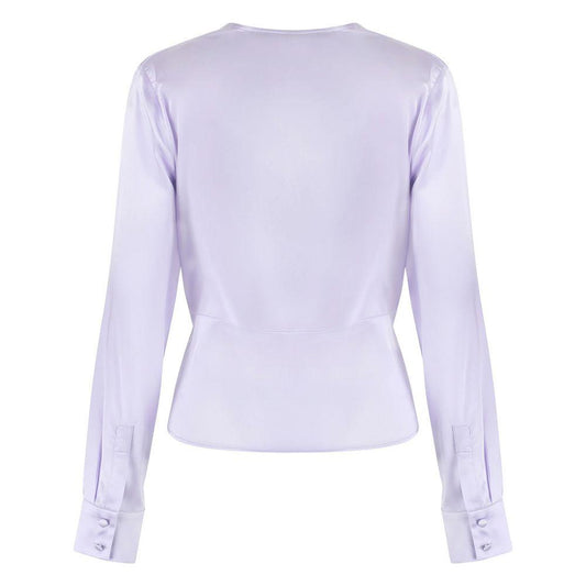PINKO | Lilac Silk Elegance Blouse| McRichard Designer Brands   