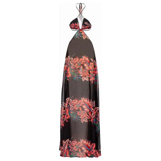 PINKO | Elegant Floral Split Dress in Translucent Pink| McRichard Designer Brands   