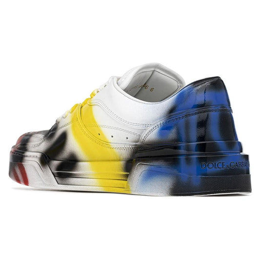 Dolce & Gabbana | Stylish Airbrushed Luxe Sneakers| McRichard Designer Brands   