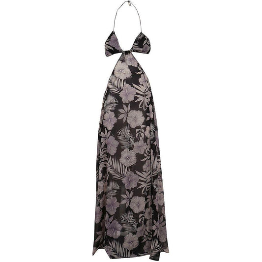 PINKO | Floral Elegance Maxi Dress with Split Detail| McRichard Designer Brands   