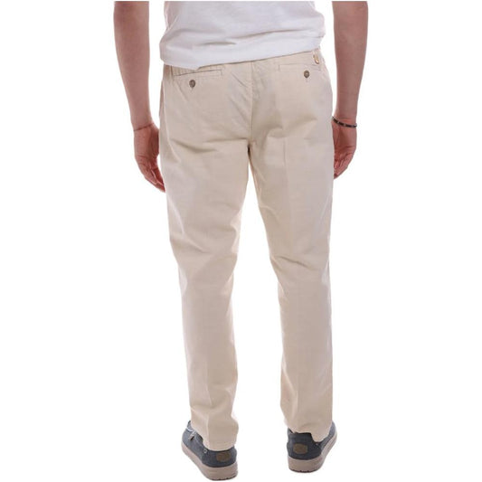 Yes Zee Chic Beige Regular Fit Cotton Trousers chic-beige-regular-fit-cotton-trousers