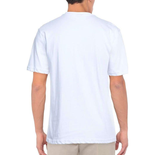 Crisp White Logo Cotton T-Shirt
