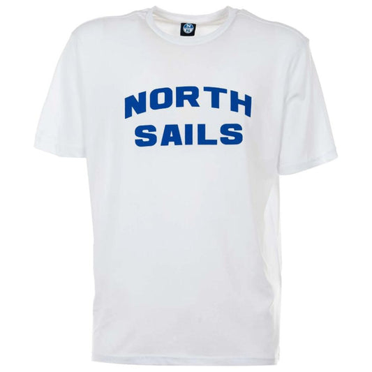 North SailsElegant White Cotton Tee with Bold Blue LogoMcRichard Designer Brands£79.00