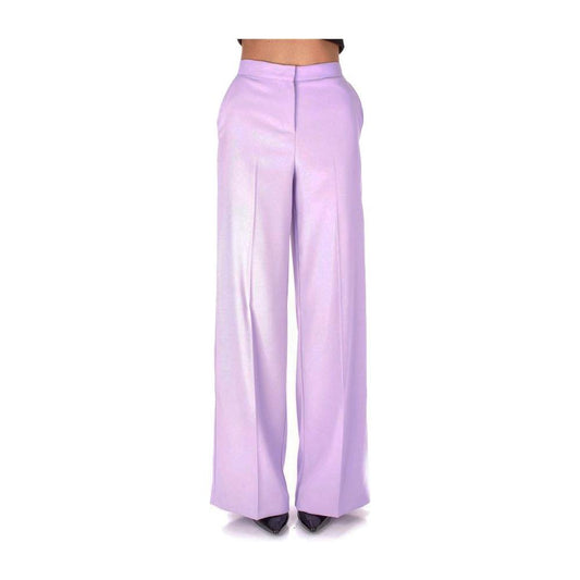 PINKO | Elegant High-Waist Crepe Trousers| McRichard Designer Brands   