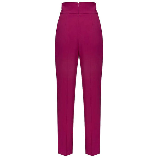 Purple Polyester Jeans & Pant