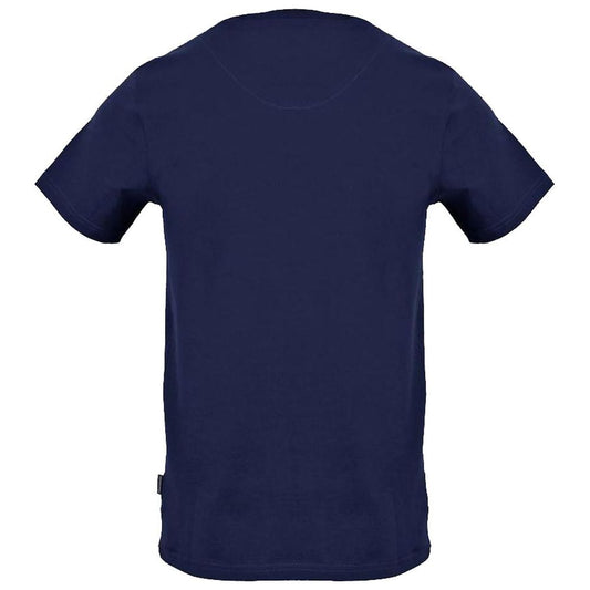 Aquascutum Blue Cotton T-Shirt blue-cotton-t-shirt-10