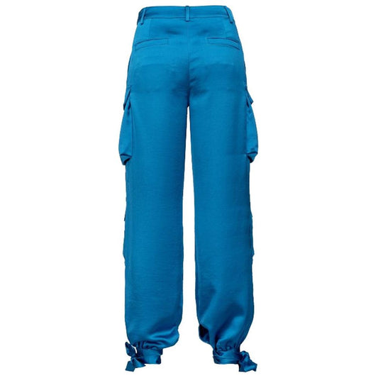 PINKO Light Blue Polyester Jeans & Pant light-blue-polyester-jeans-pant