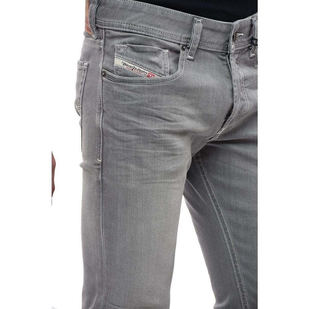Diesel Gray Cotton Jeans & Pant gray-cotton-jeans-pant-2