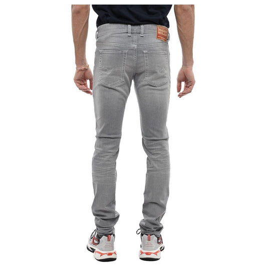 Diesel Gray Cotton Jeans & Pant gray-cotton-jeans-pant-2