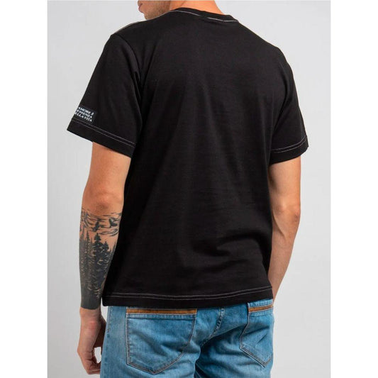 Dolce & Gabbana Black Cotton T-Shirt black-cotton-t-shirt-4