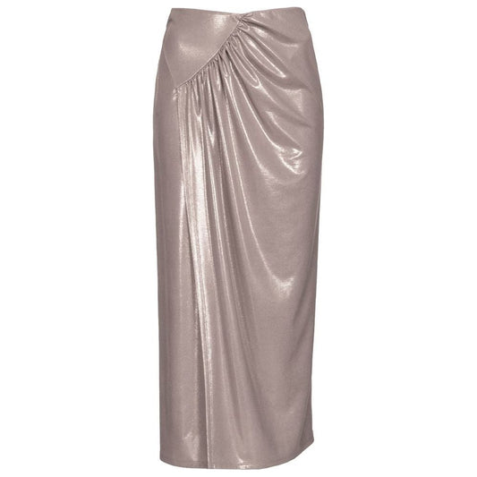 PINKO Beige Polyester Skirt beige-polyester-skirt