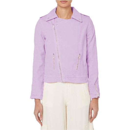 Hinnominate Purple Cotton Jackets & Coat purple-cotton-jackets-coat