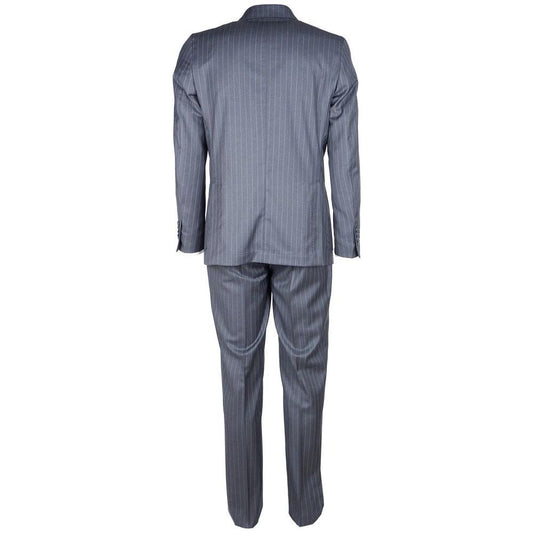 Made in Italy Gray Wool Vergine Suit gray-wool-vergine-suit