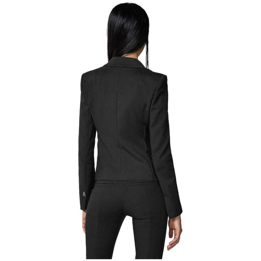 Patrizia Pepe Black Cotton Suits & Blazer black-cotton-suits-blazer-1