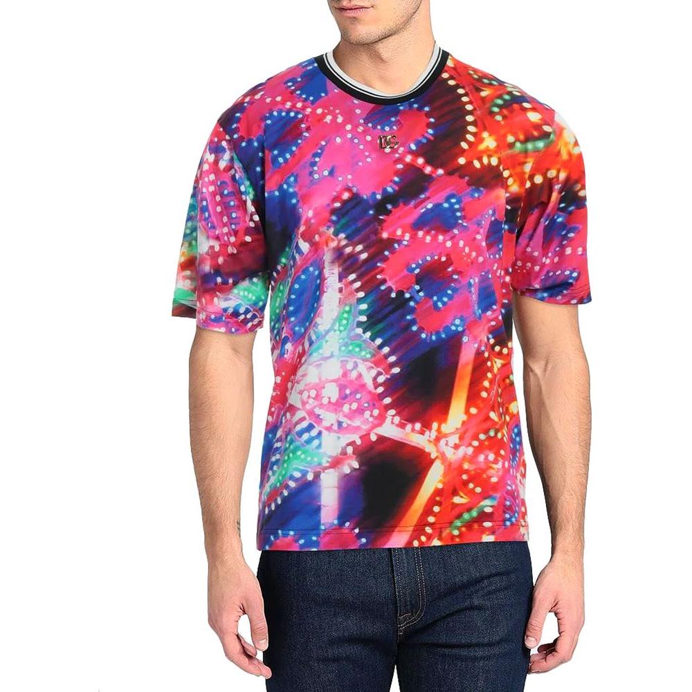 Dolce & Gabbana Multicolor Cotton T-Shirt multicolor-cotton-t-shirt