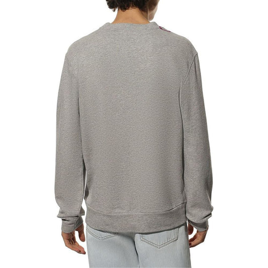 Dolce & Gabbana Gray Cotton Sweater gray-cotton-sweater-6
