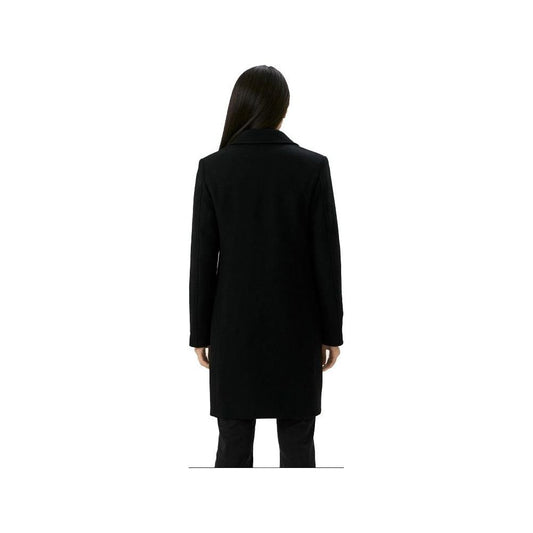 Love Moschino Black Wool Jackets & Coat black-wool-jackets-coat