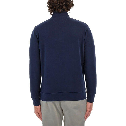 La Martina Blue Cotton Sweater blue-cotton-sweater-14