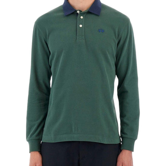 La Martina Green Cotton Polo Shirt green-cotton-polo-shirt-8