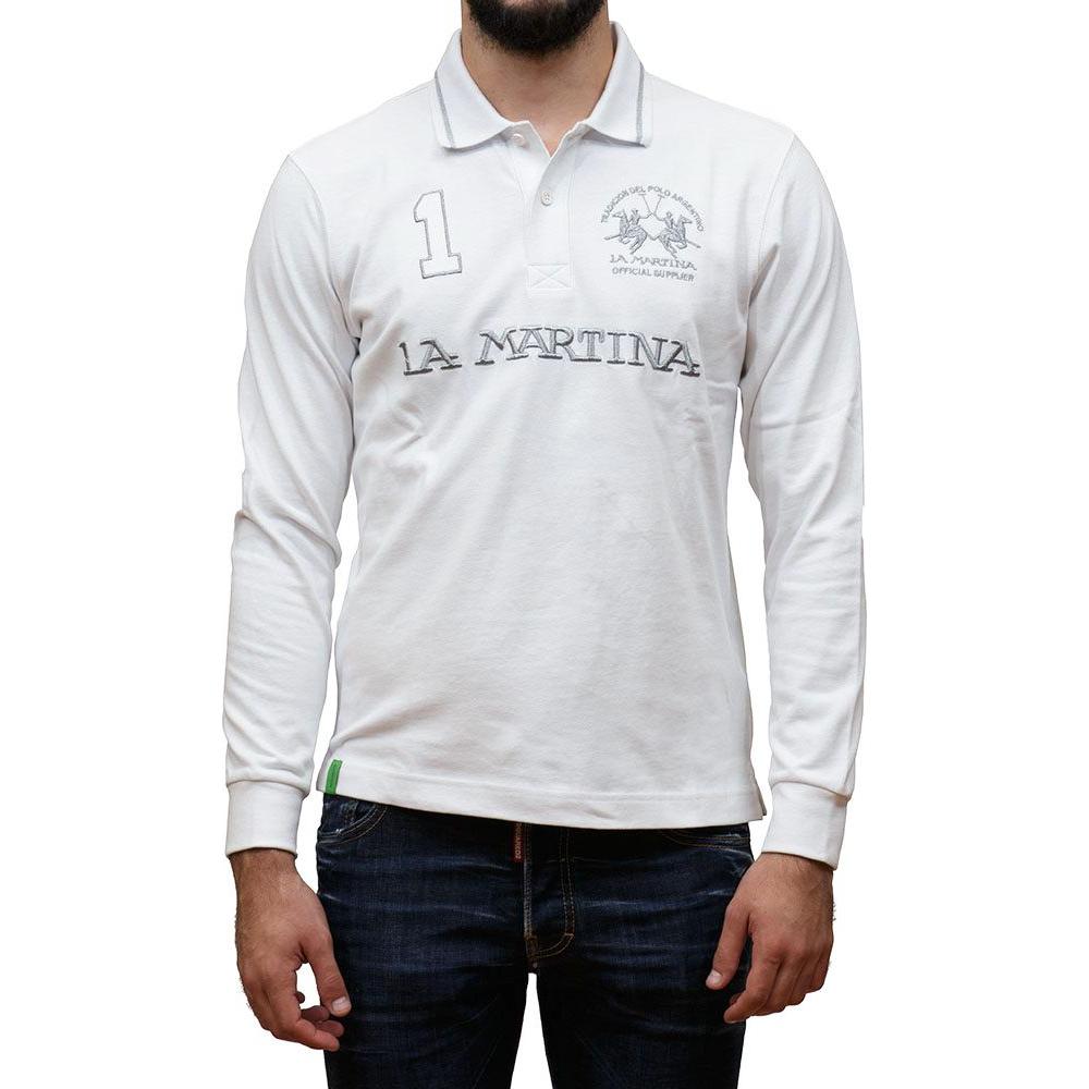 La Martina White Cotton Polo Shirt white-cotton-polo-shirt-1
