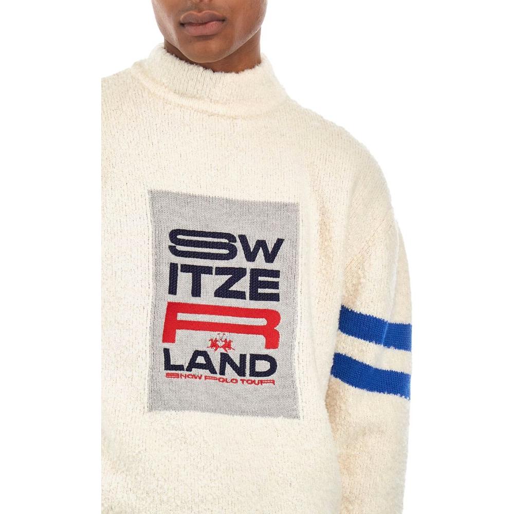 La Martina White Polyamide Sweater white-polyamide-sweater-1