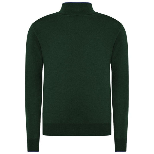 Green Acrylic Sweater La Martina