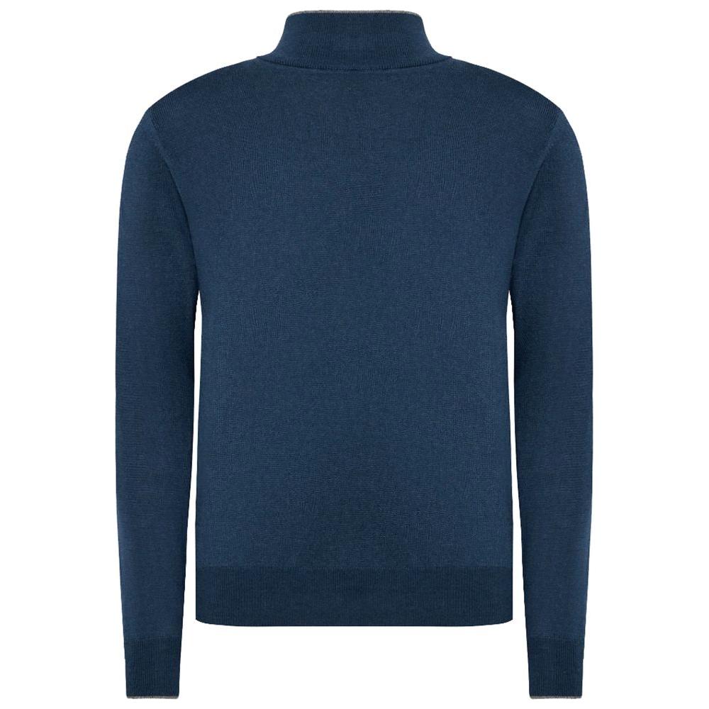 La Martina Blue Acrylic Sweater blue-acrylic-sweater