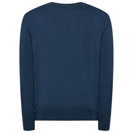 La Martina Light Blue Cotton Sweater light-blue-cotton-sweater