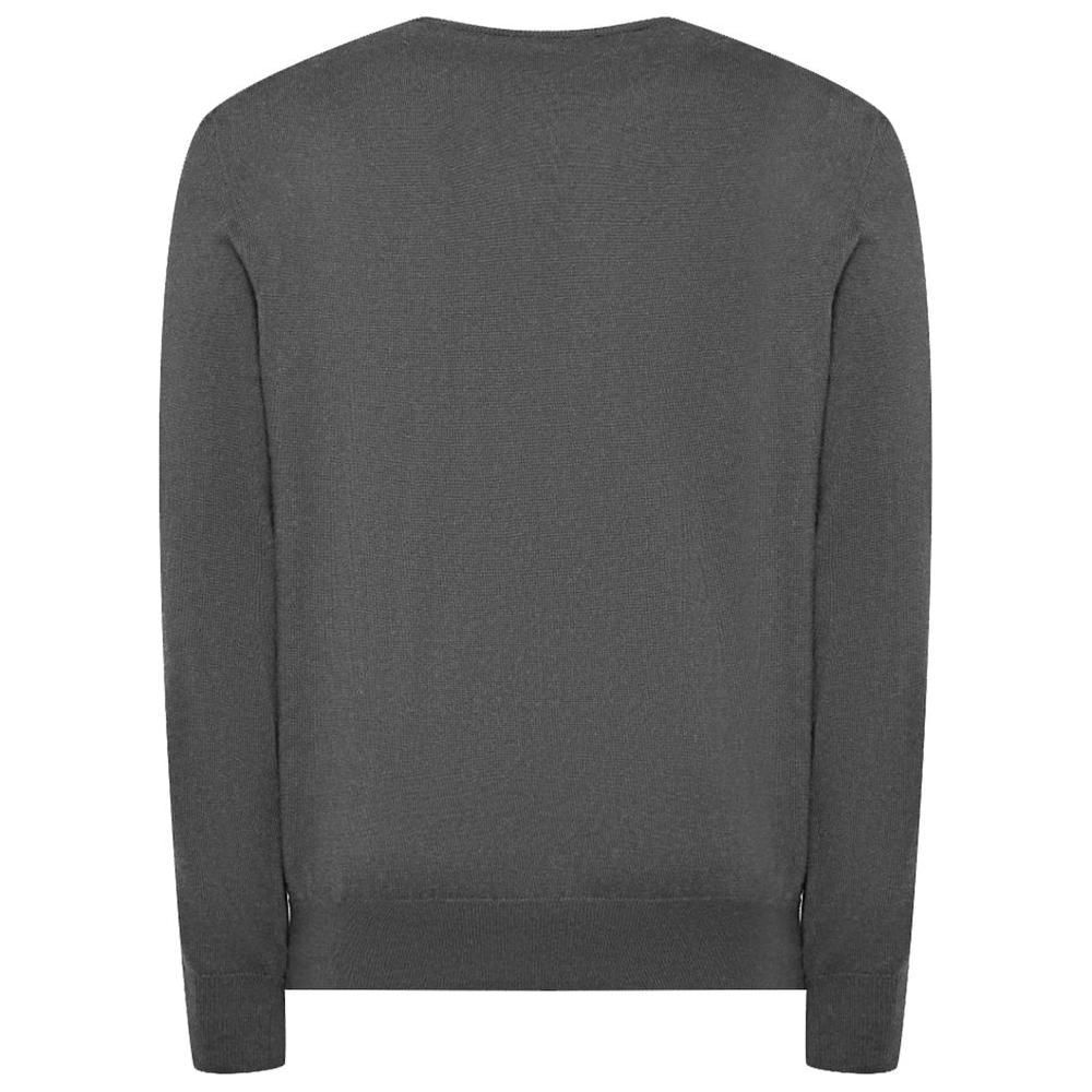 La Martina Gray Wool Sweater gray-wool-sweater-3