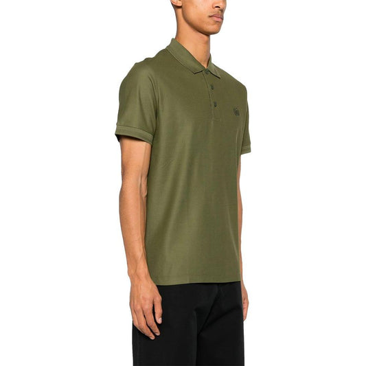 Burberry Green Cotton Polo Shirt green-cotton-polo-shirt-21