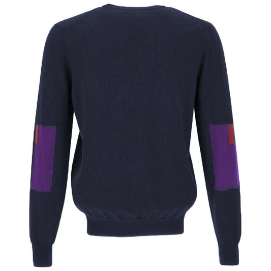 La Martina Blue Cotton Sweater blue-cotton-sweater-15