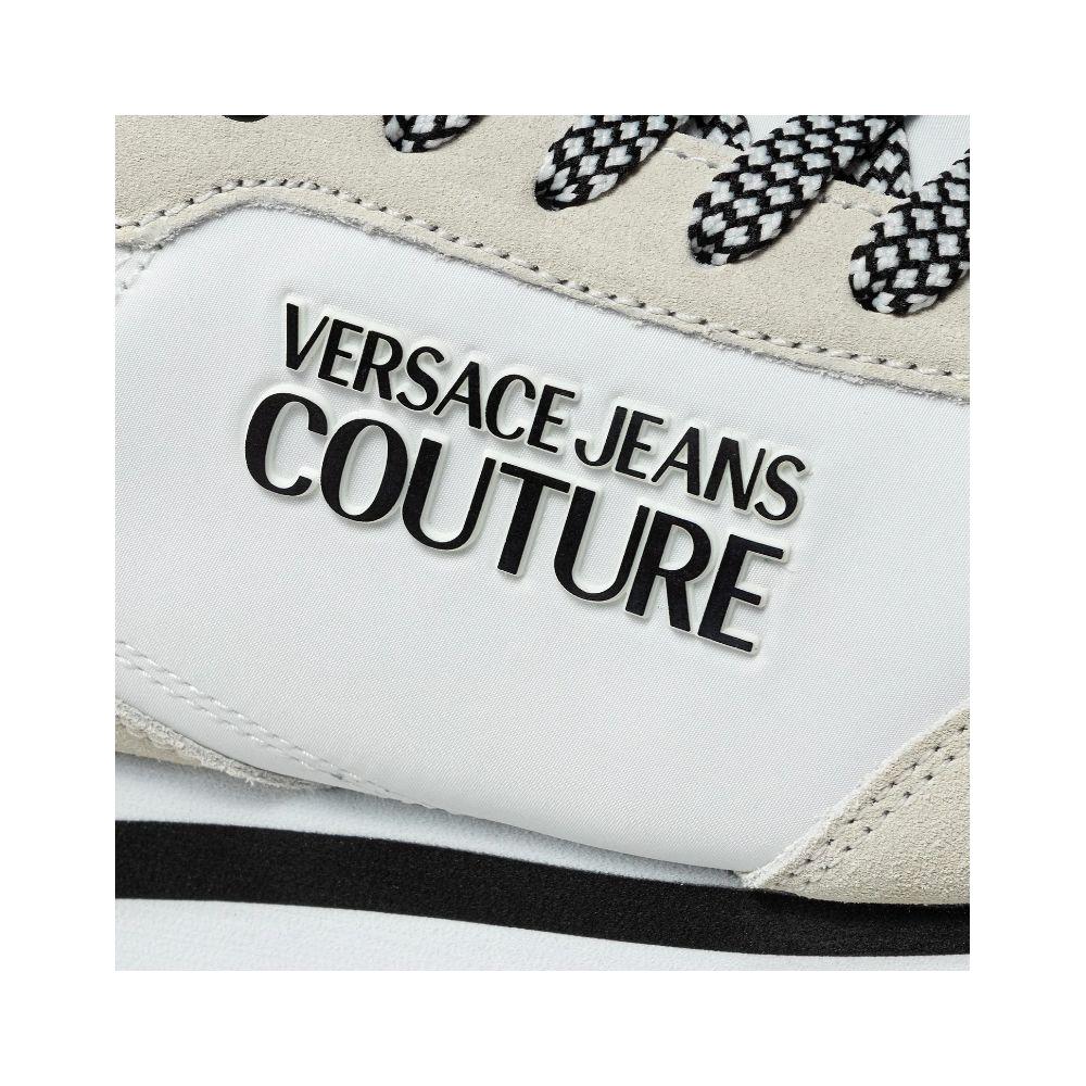Versace Jeans White Nylon Sneaker white-nylon-sneaker
