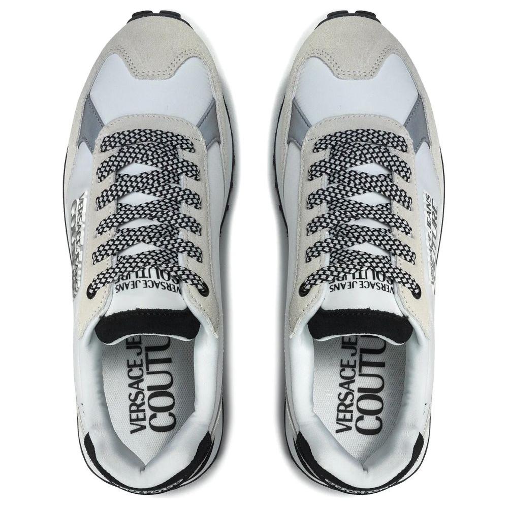 Versace Jeans White Nylon Sneaker white-nylon-sneaker