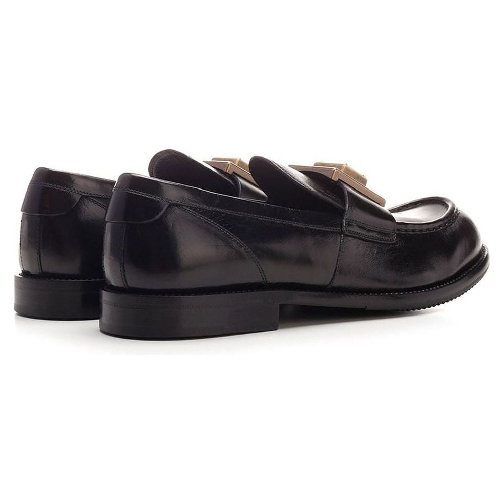 Dolce & Gabbana Black Leather Di Calfskin Loafer black-leather-di-calfskin-loafer