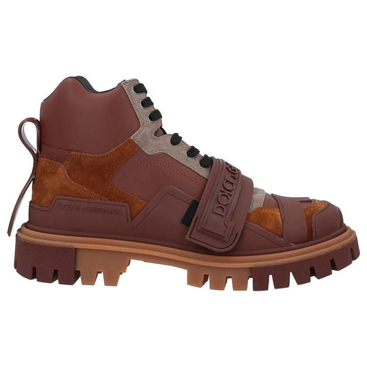 Brown Leather Di Calfskin Boot