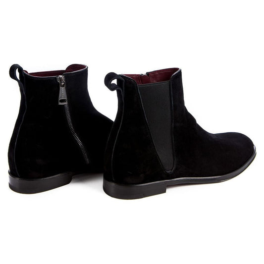 Dolce & Gabbana Black Leather Di Calfskin Boot black-leather-di-calfskin-boot-1