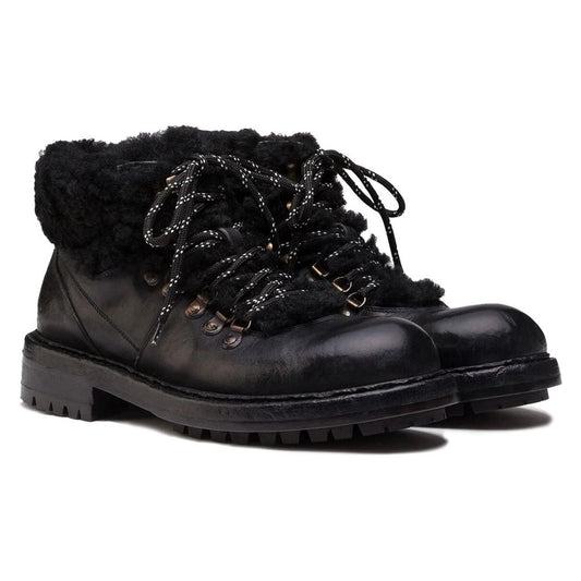 Dolce & Gabbana Black Leather Di Calfskin Boot black-leather-di-calfskin-boot-2