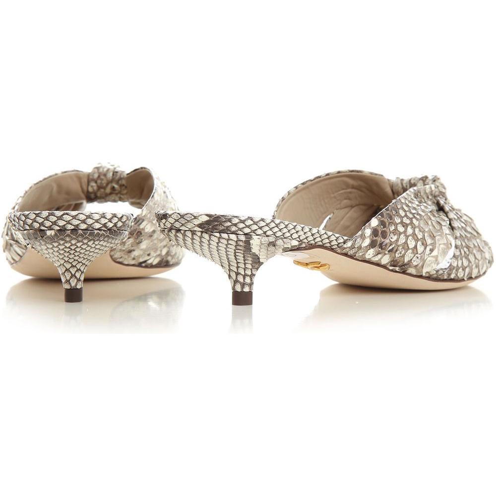 Dolce & Gabbana Beige Pitone Moluro Sandal beige-pitone-moluro-sandal