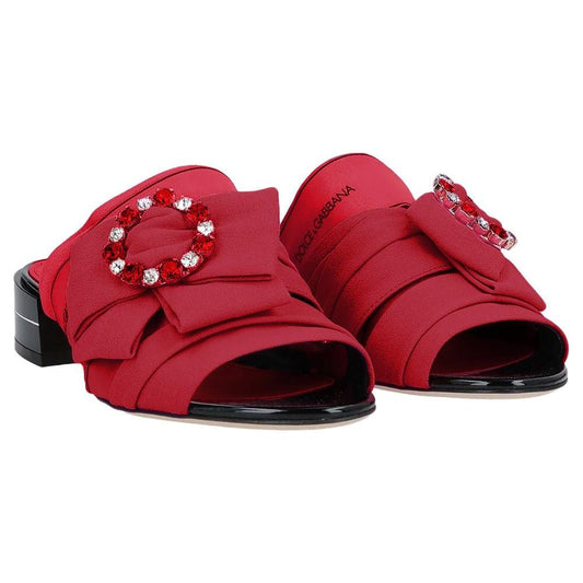 Red Polyester Sandal