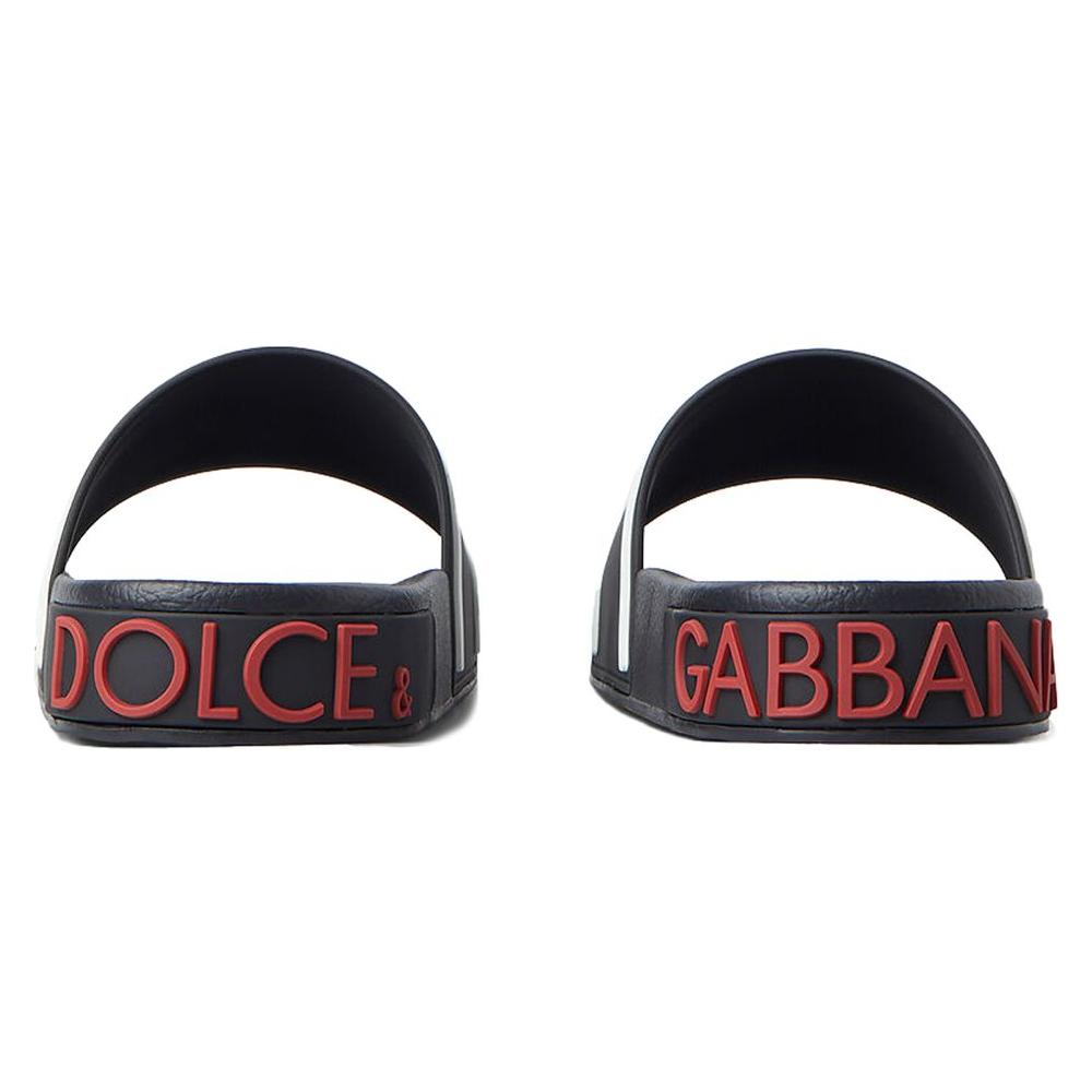 Dolce & Gabbana Black Polyethylene Sandal black-polyethylene-sandal-3