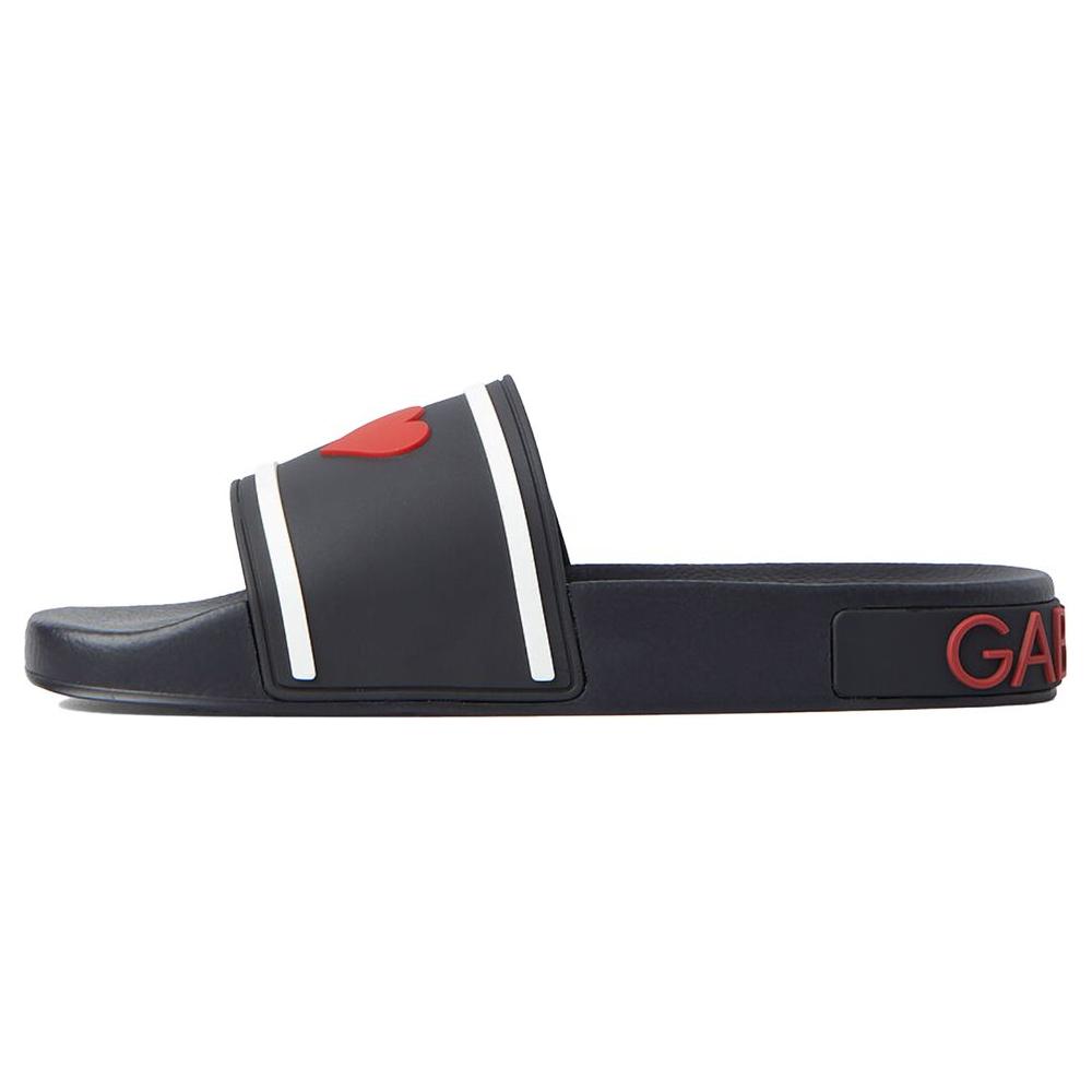 Dolce & Gabbana Black Polyethylene Sandal black-polyethylene-sandal-3