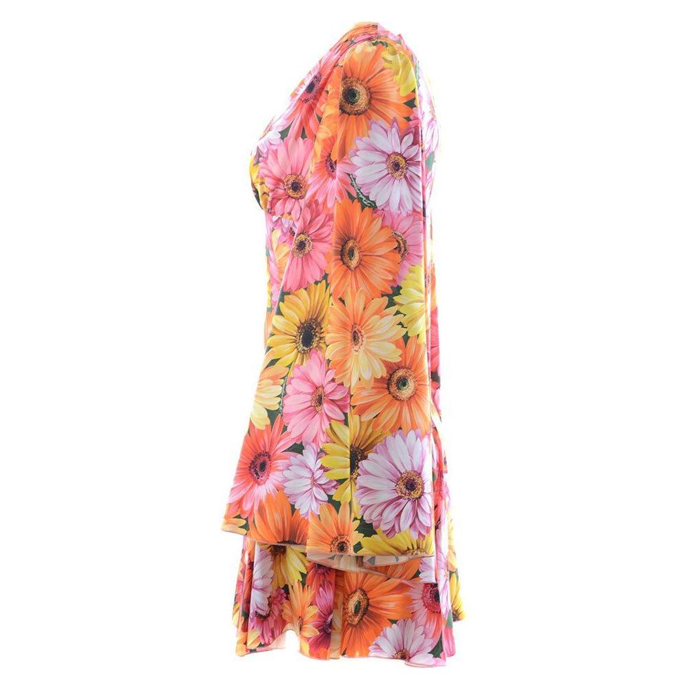 Dolce & Gabbana Multicolor Silk Dress multicolor-silk-dress-1