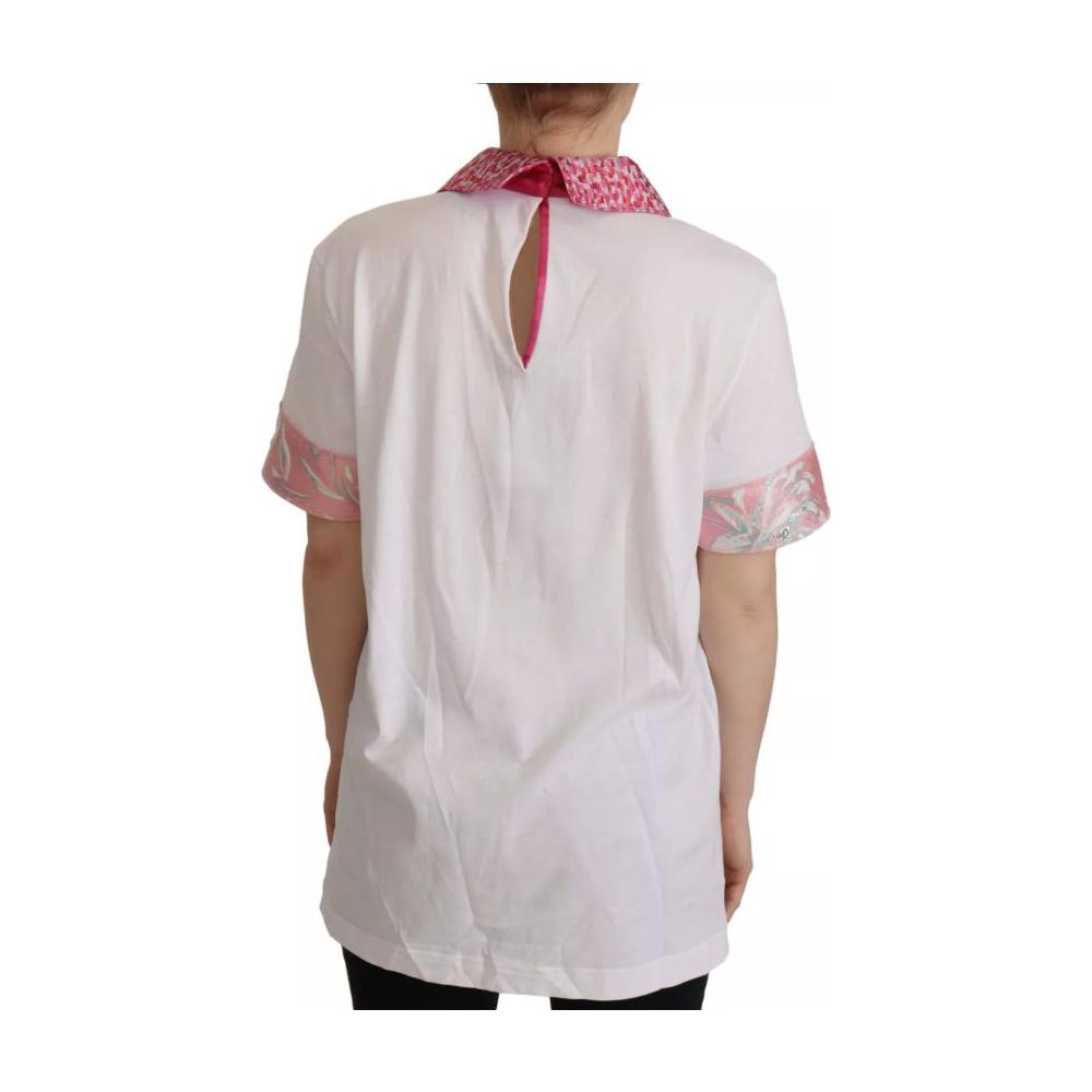Dolce & Gabbana White Cotton Polo Shirt white-cotton-polo-shirt-32