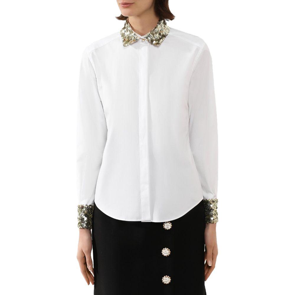 Dolce & Gabbana White Cotton Shirt white-cotton-shirt-37