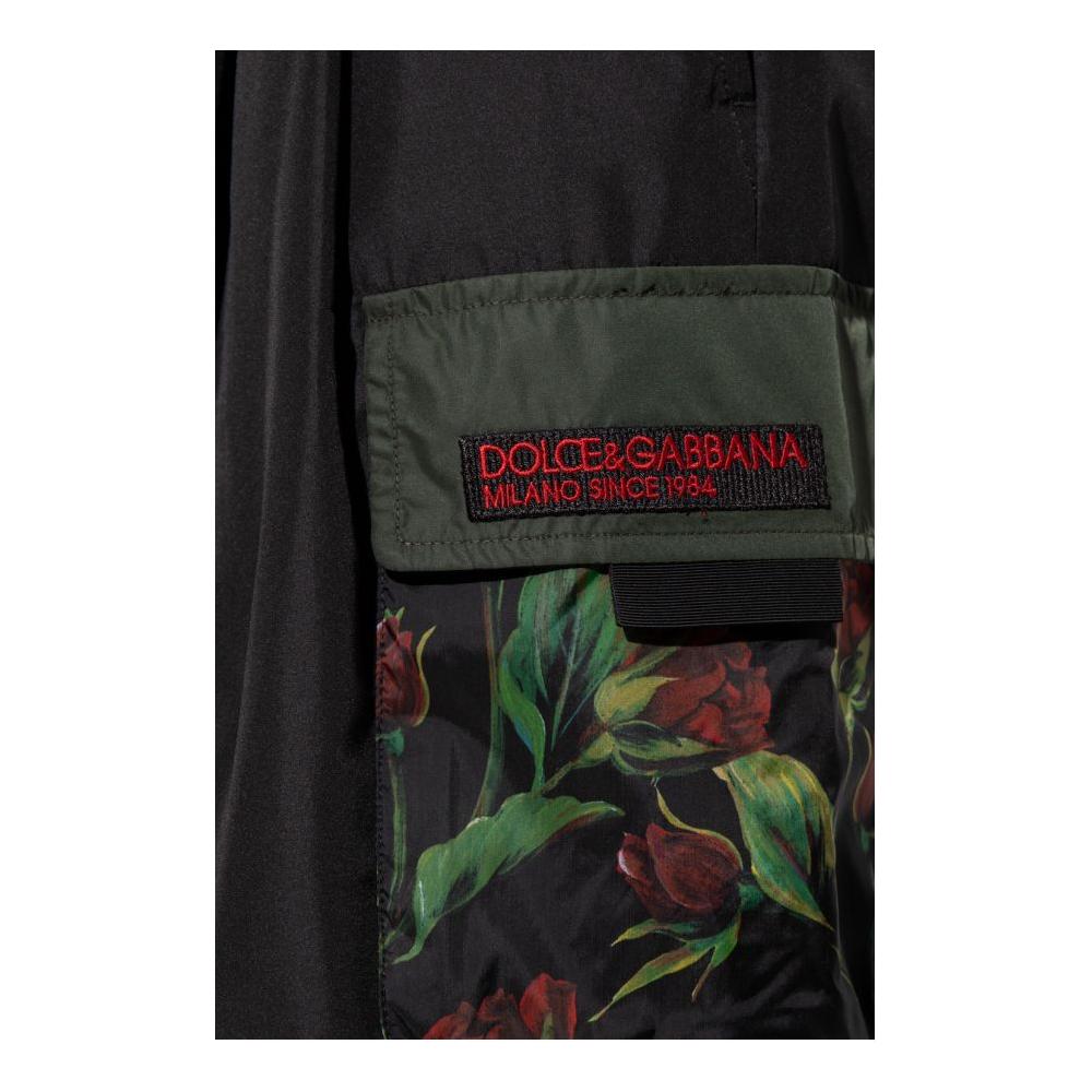 Dolce & Gabbana Black Polyester Short black-polyester-short-1